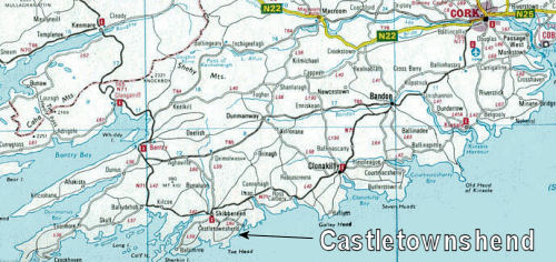 West Cork Map