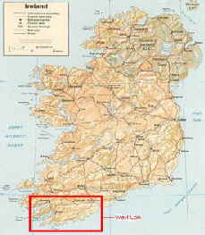 Map of Ireland